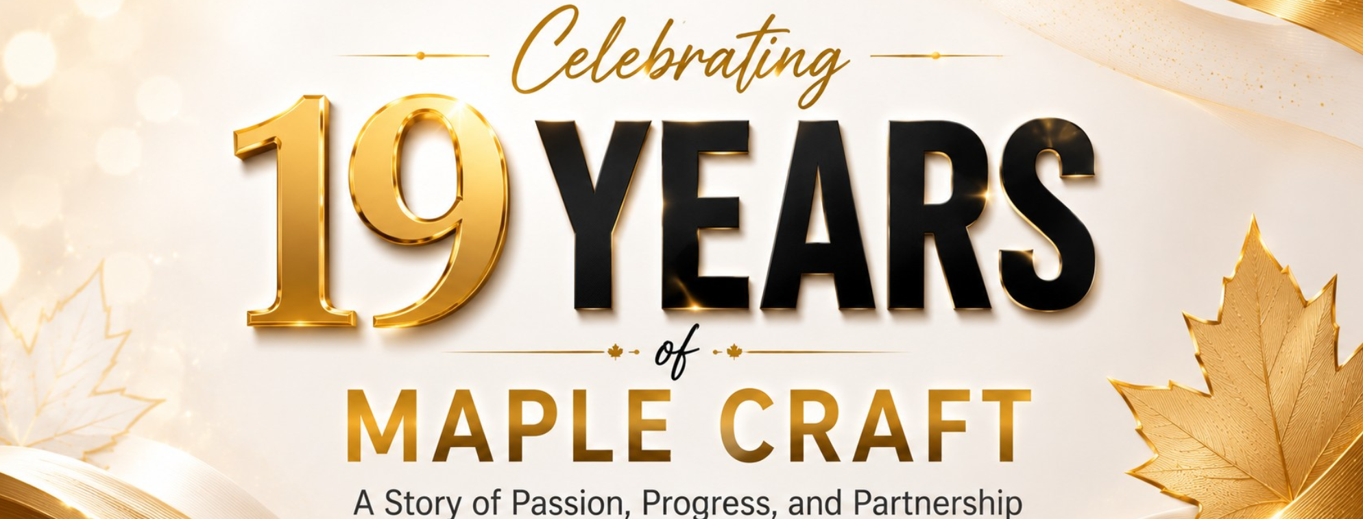 Celebrating 19 Years of Maple Craft: A Story of Passion, Progress, and Partnership