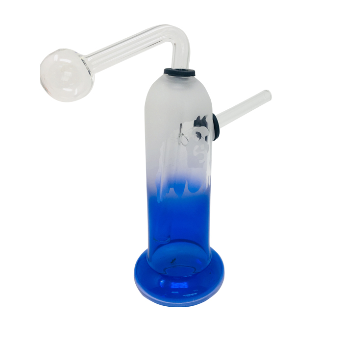Blue Frosty Oil Bong 6 Inches