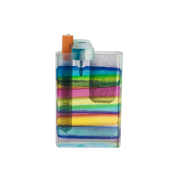 Small Colored Stripes Acrylic Dugout Small Colored Stripes Acrylic Dugout