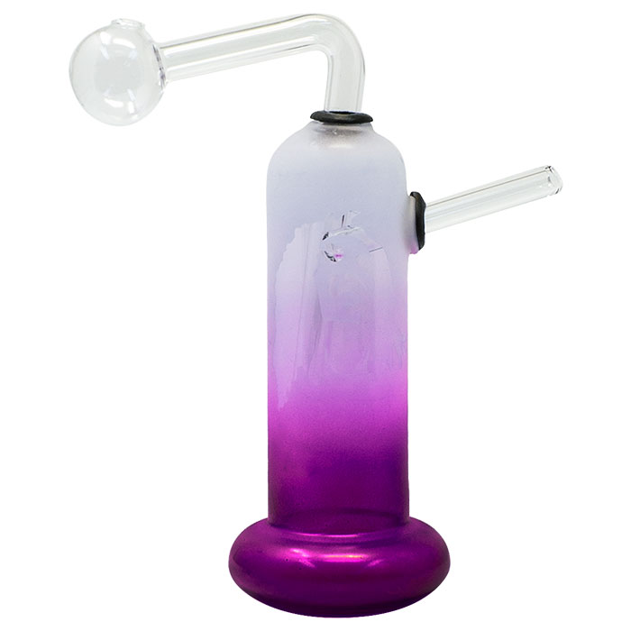 Purple Frosty Oil Bong 6 Inches