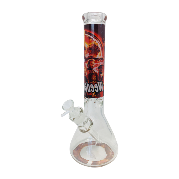 Weedengers Family 9mm Thick Glass Bong 14"