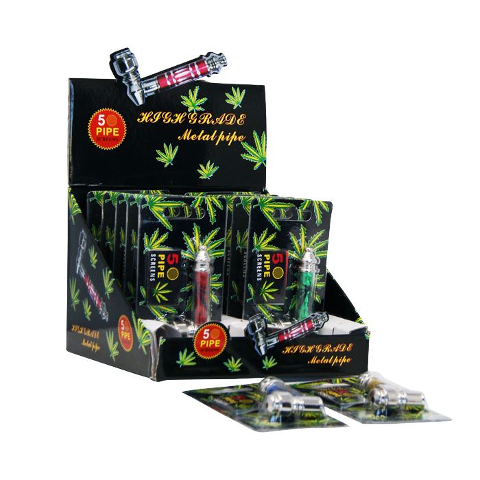 The Emerald Collection Herb Hustle 4 Inches Metal Pipe Display of 12
