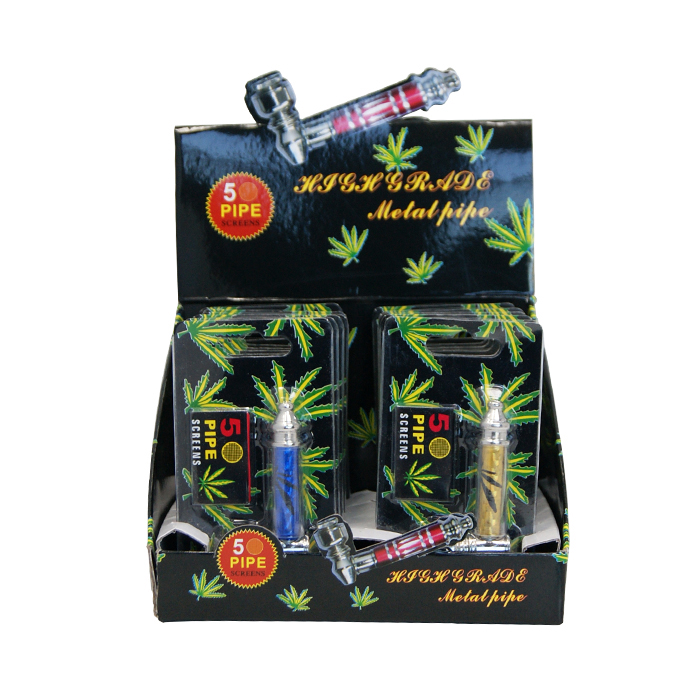 The Emerald Collection Herb Hustle 4 Inches Metal Pipe Display of 12