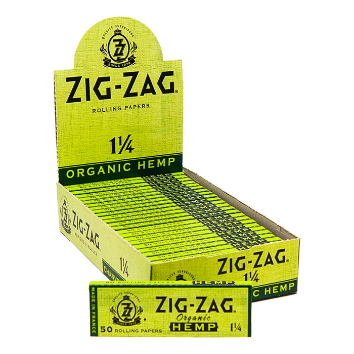 Zig Zag Organic Hemp Rolling Papers 1 1/4 Ct 25