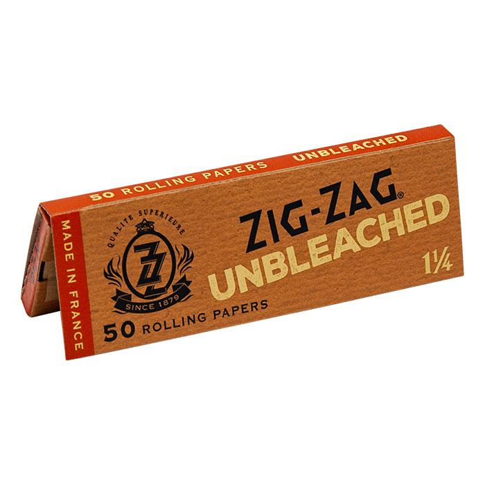 Zig Zag Unbleached Rolling Paper 1 1-4 Ct 25