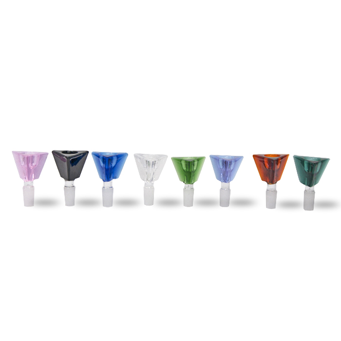 Tri-Angled Clear Glass Bowl 14mm