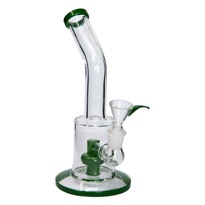 Green Tyre Percolator bong 8 Inches