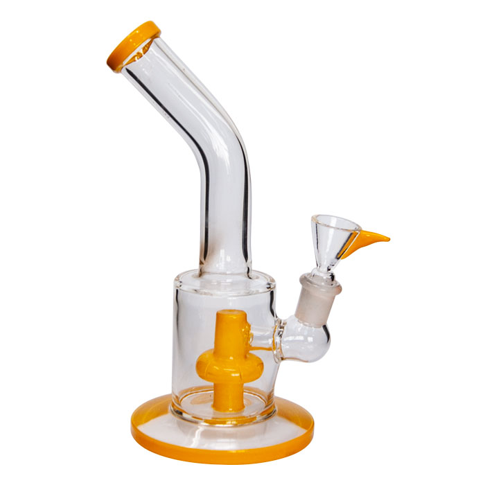 Yellow Tyre Percolator bong 8 Inches Yellow Tyre Percolator bong 8 Inches