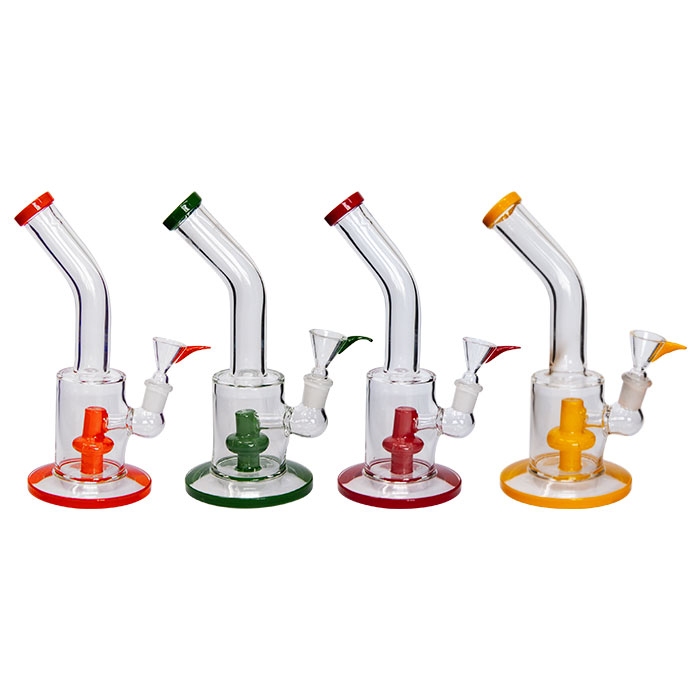 Yellow Tyre Percolator bong 8 Inches