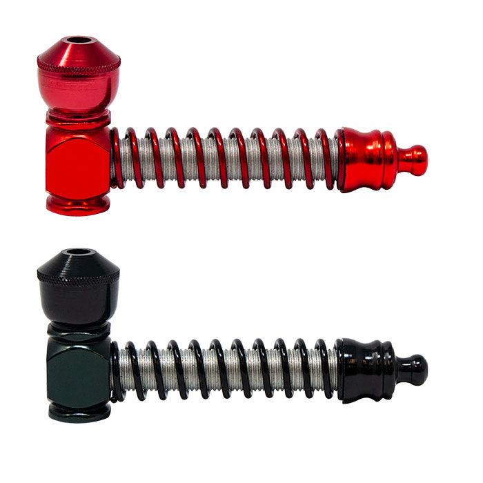 Iron Coil Bounce & Blaze 4 Inches Metal Pipe Display of 12