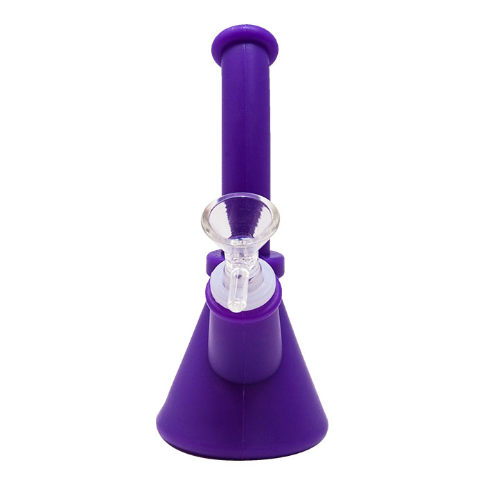 Purple Silicone 6.5 Inches Bong