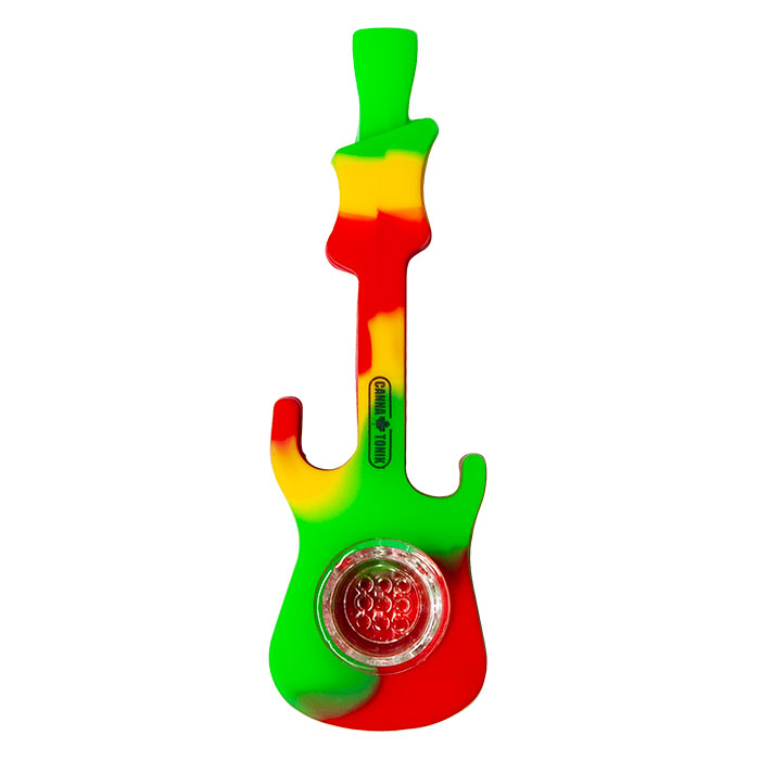 Silicone Rasta Guitar Pipe