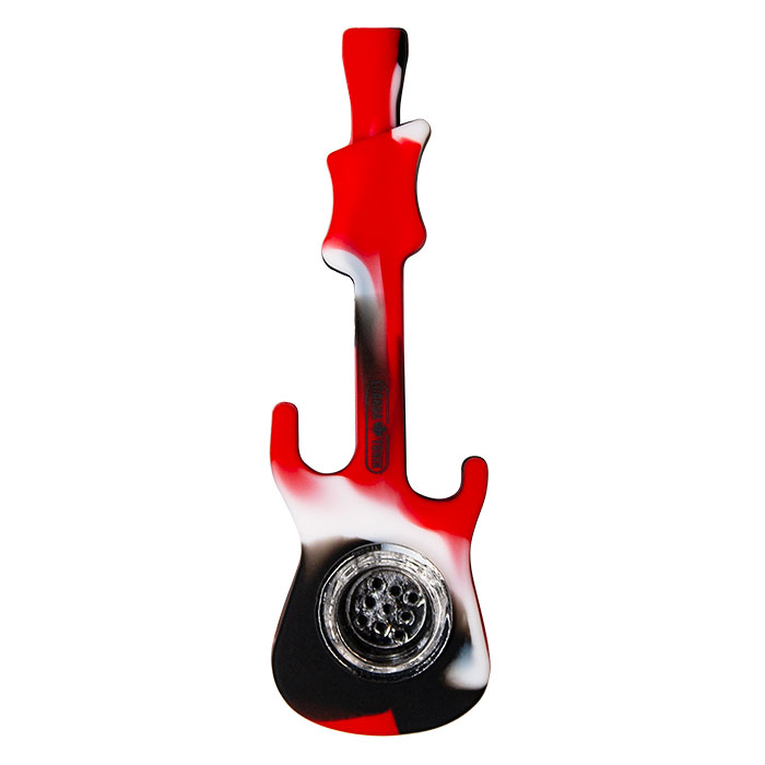 Silicone Black and Red Guitar Pipe