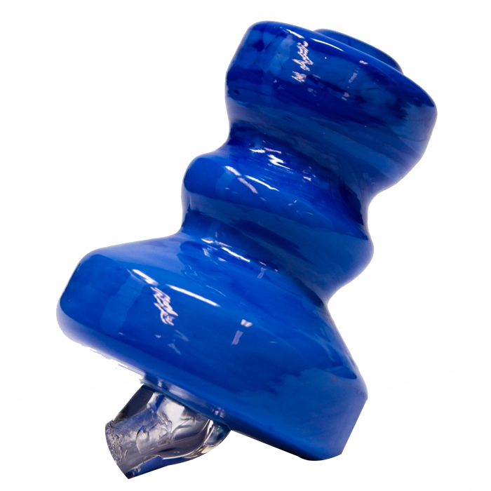 Blue Glass Carb Cap