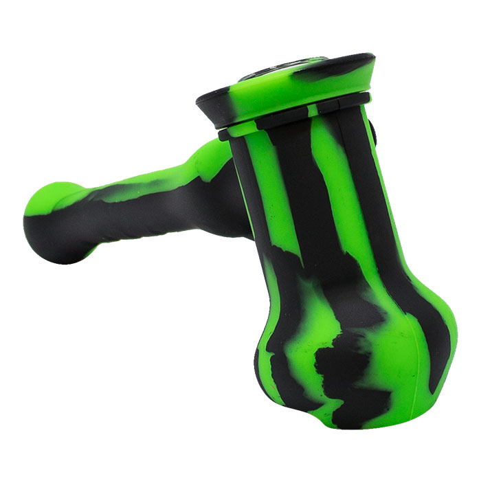 Green Cannatonik Silicone Hammer Pipe