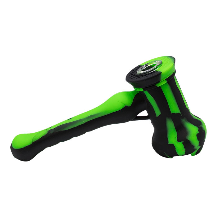 Green Cannatonik Silicone Hammer Pipe