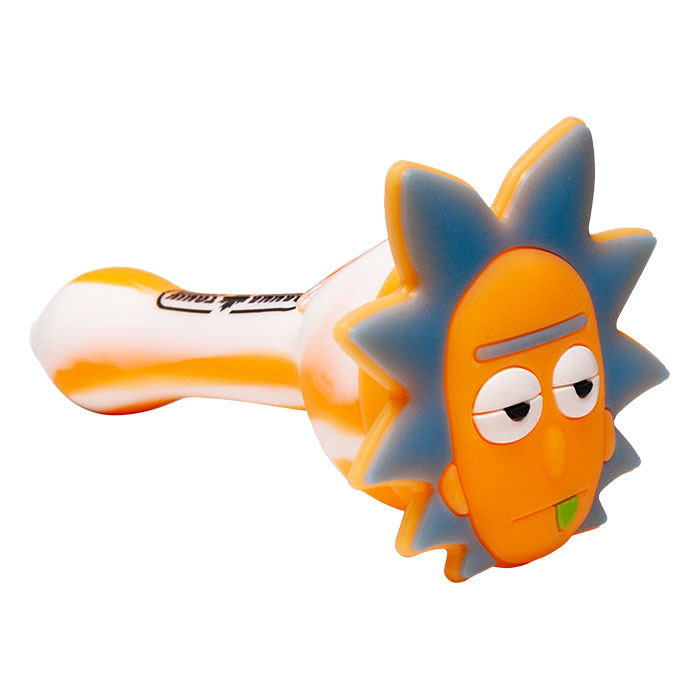 Cannatonik Rick Silicone Orange Hand Pipe