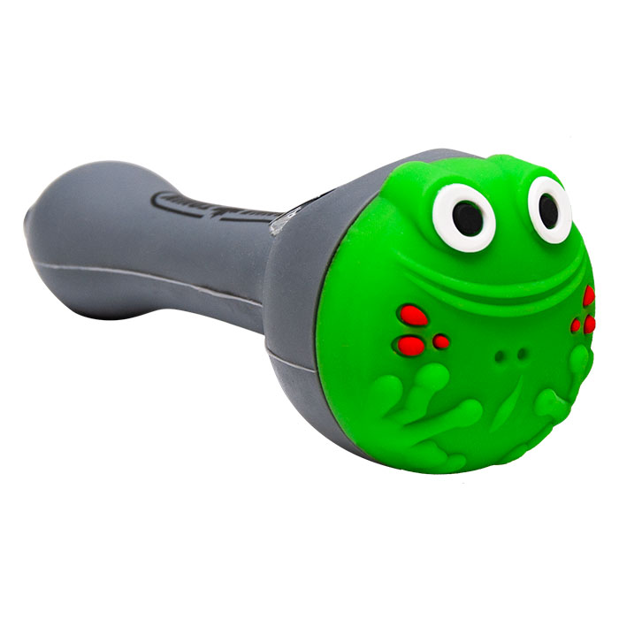 Cannatonik Frog Silicone Grey Hand Pipe