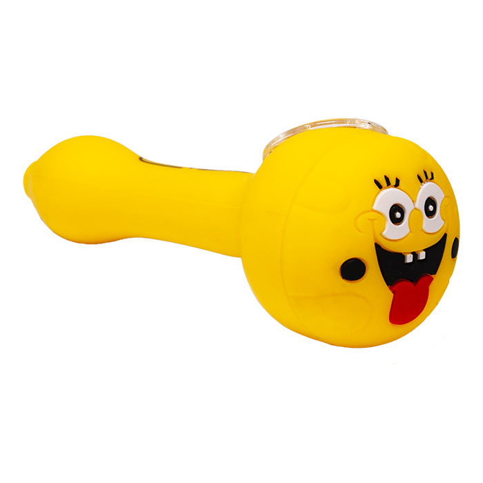 Cannatonik Spongebob Silicone Yellow Hand Pipe