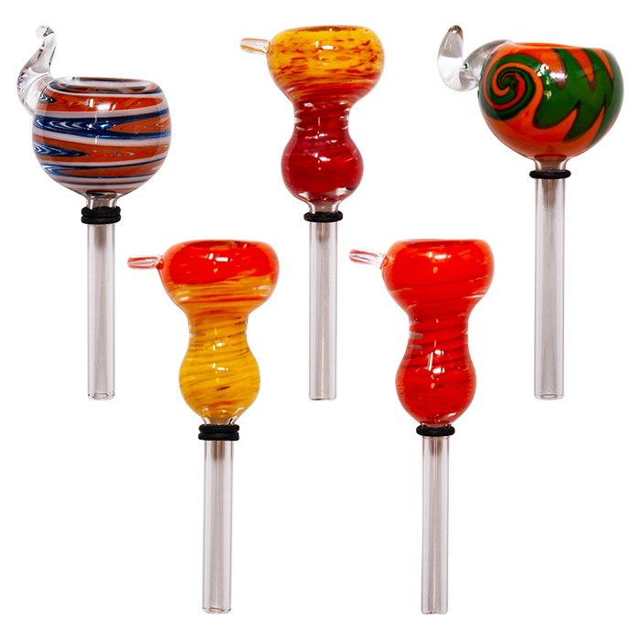 Multi Colored Insideout Double Blown Glass Bowl