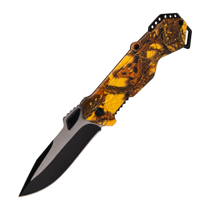 Yellow Color Razor Tactical Survival Knife