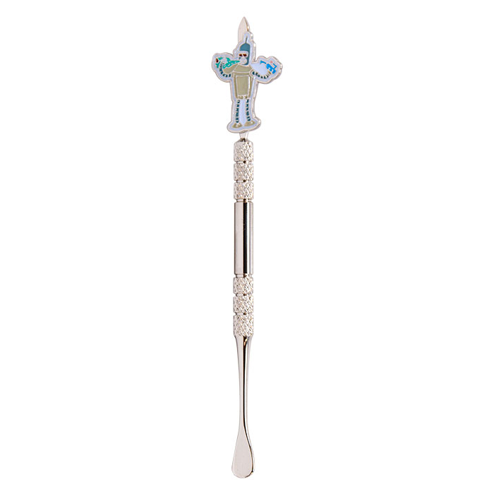 Bender Stainless Steel Dabber Stick With Sharp Point And Scooper