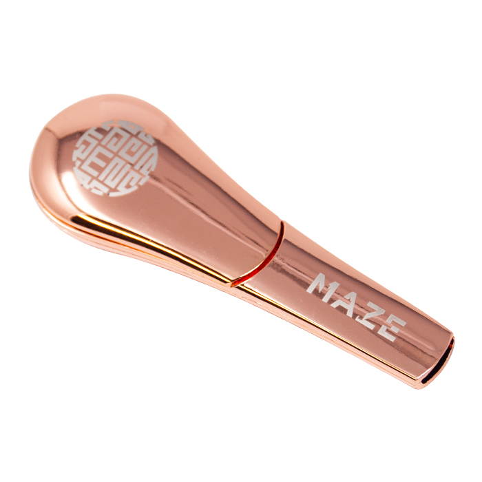 Rose Gold Maze Magnetic Slider Pipe 4 inches