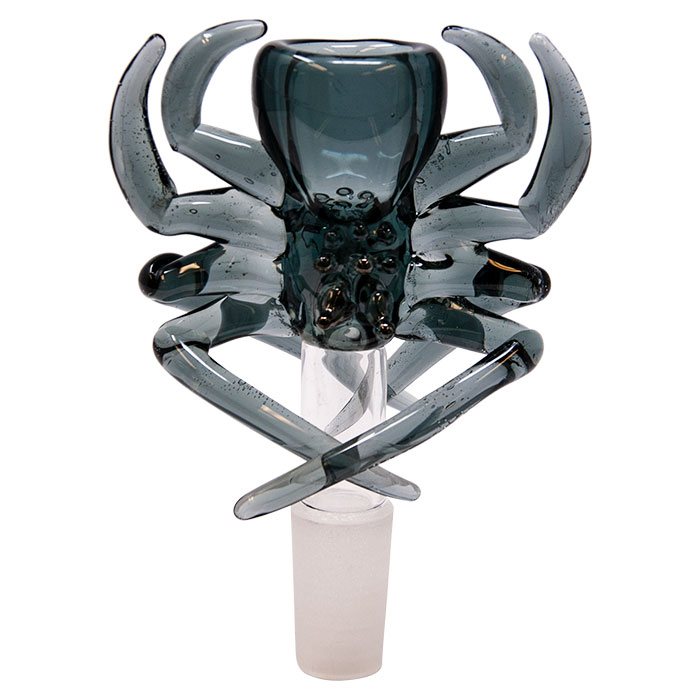 Black Tarantula Glass Bowl With 14mm Joint
