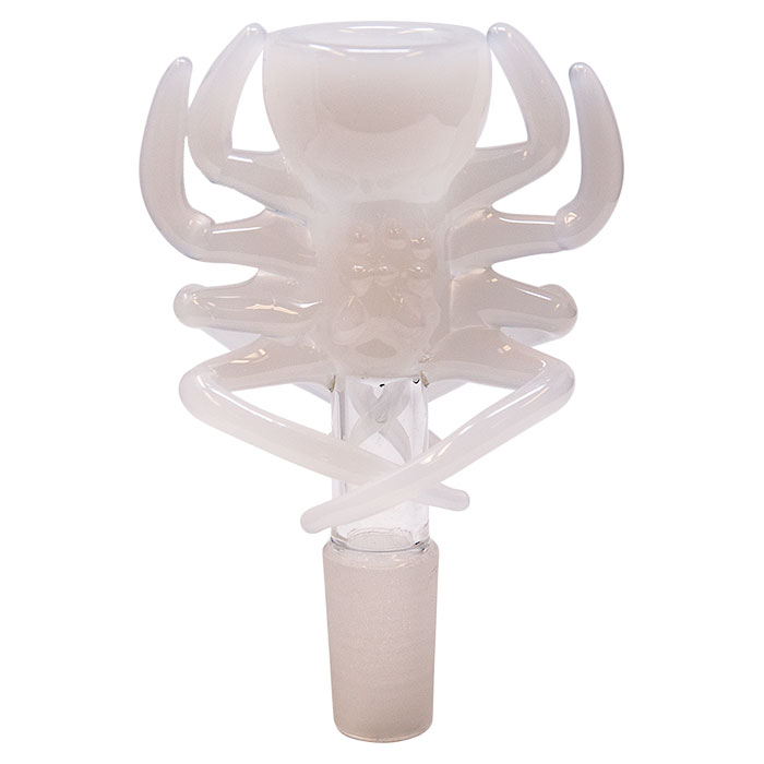 White Tarantula Glass Bowl With 14mm Joint