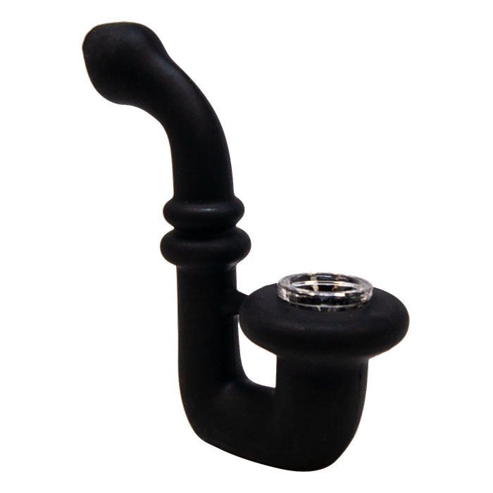 Cannatonik Silicone Black Purple Sexophone Pipe