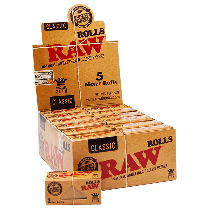 Raw Classic Unrefined Slim Rolling Papers Kingsize