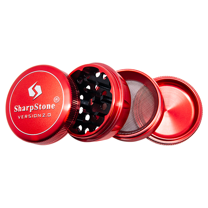 Sharp Stone Red V2 Grinder Hard Top