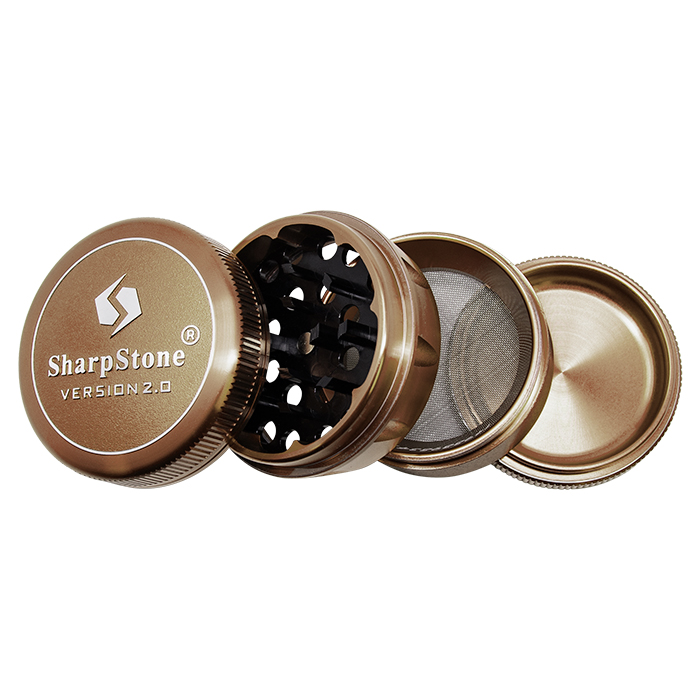 Sharp Stone Brown V2 Grinder Hard Top