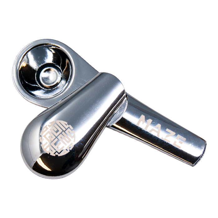 Silver Maze Magnetic Slider Pipe 4 inches