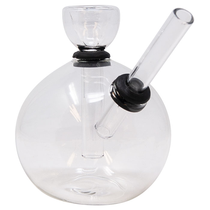 Mini Circular Glass Bong