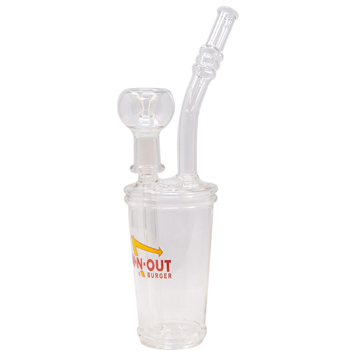IN-N-Out Burger Glass Bong 8 Inches