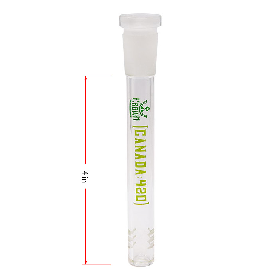 Crown Glass Canada 420 Green Stem 4 Inches