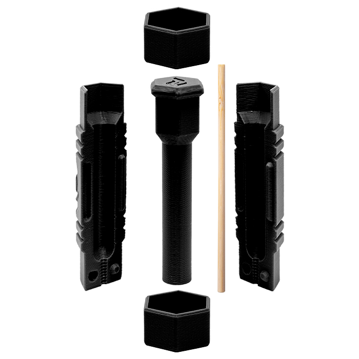 Black Color Cannagar Press Kit Compact Size Black Color Cannagar Press Kit Compact Size