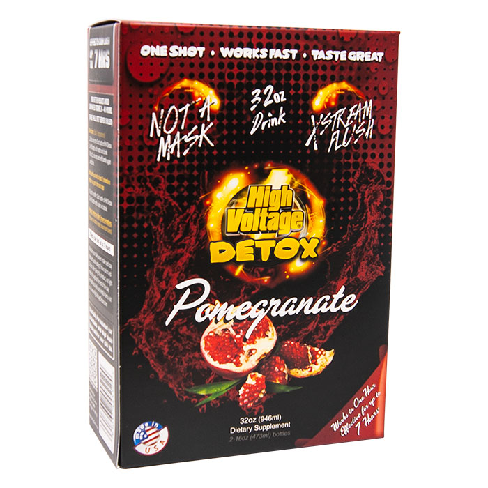 High Voltage Pomegranate 32oz Detox Drink