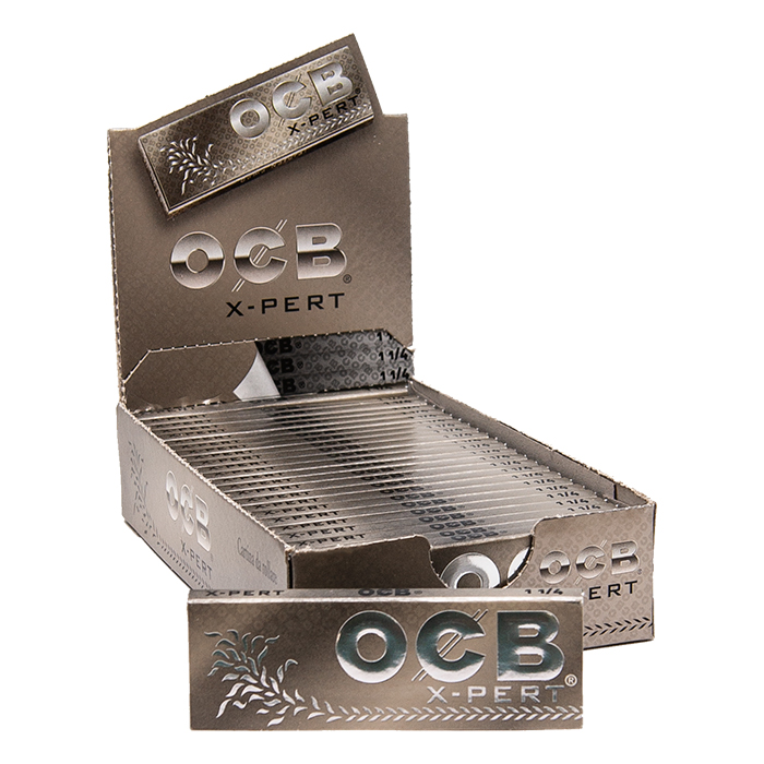 OCB X-Pert Silver Rolling Papers 1 1-4