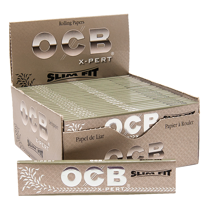OCB X-Pert Silver King Slim Fit Rolling Papers