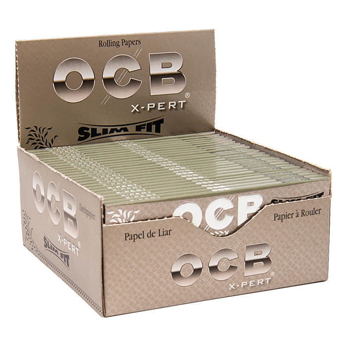 OCB X-Pert Silver King Slim Fit Rolling Papers