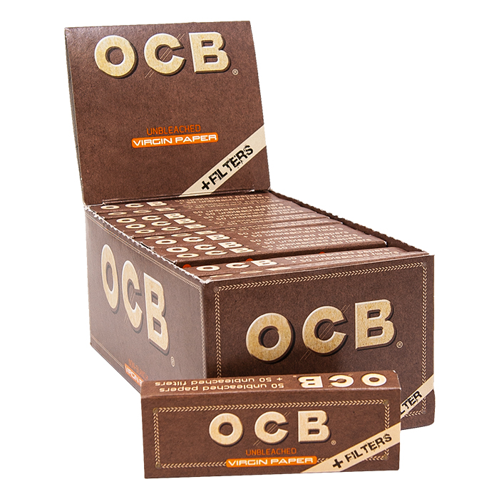 OCB Unbleached Rolling Papers 1 1-4 and Filters
