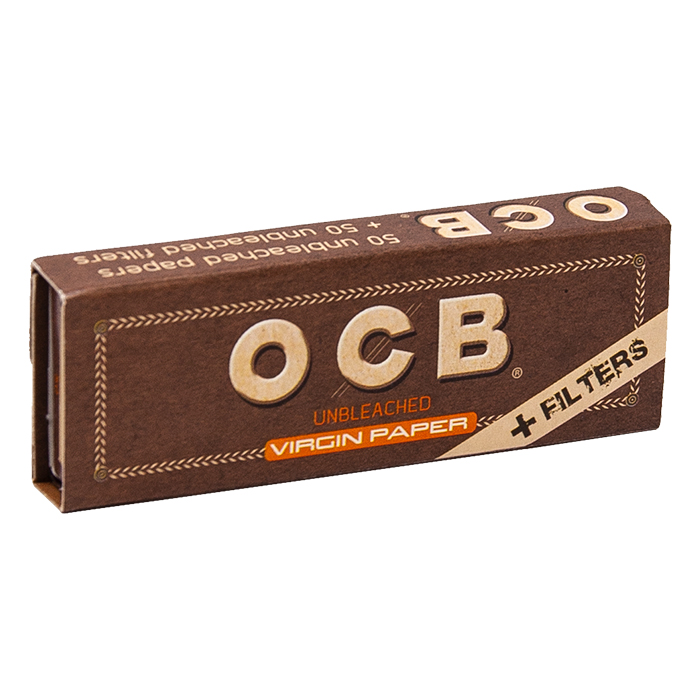 OCB Unbleached Rolling Papers 1 1-4 and Filters