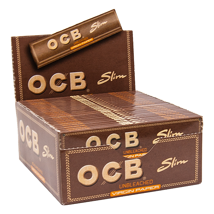 OCB Unbleached Slim Rolling Papers