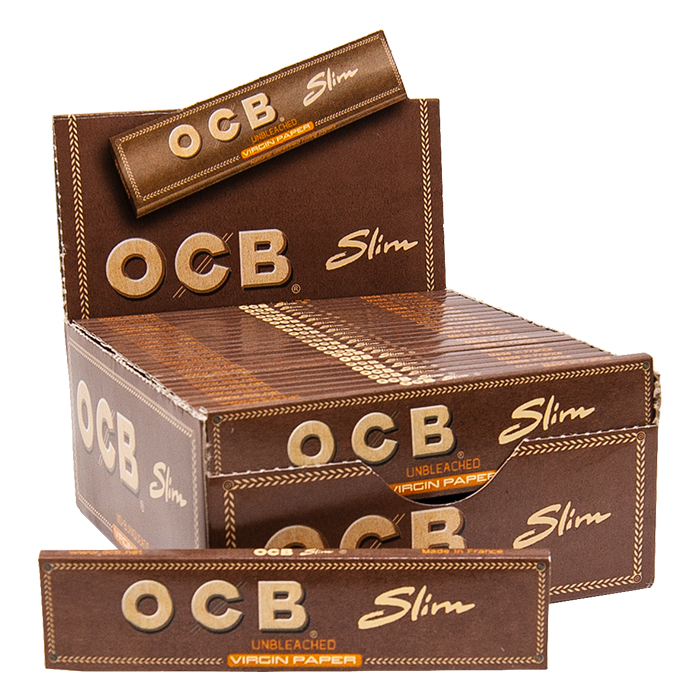 OCB Unbleached Slim Rolling Papers