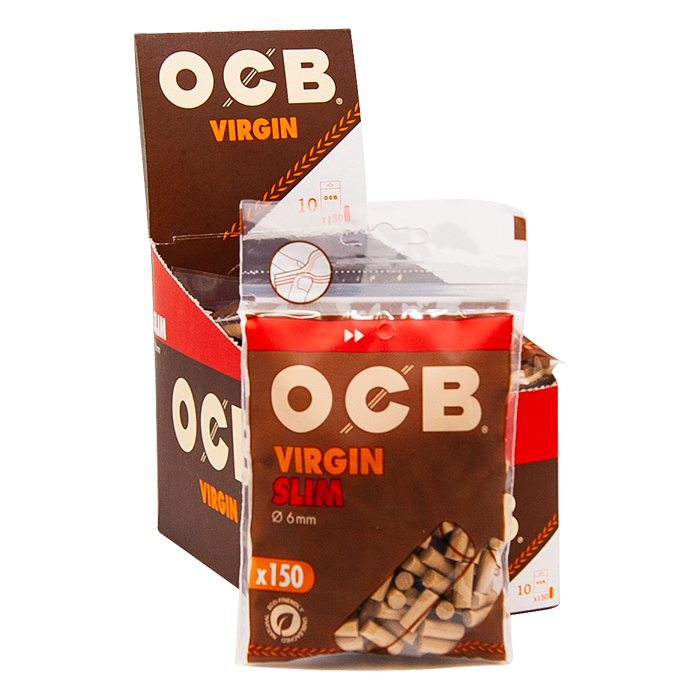 OCB Filters-Unbleached Slim Tips
