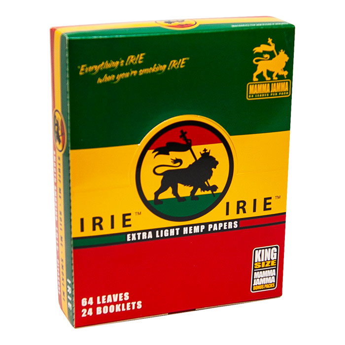 Irie Extra Light Hemp Rolling Paper King Size Ct 24