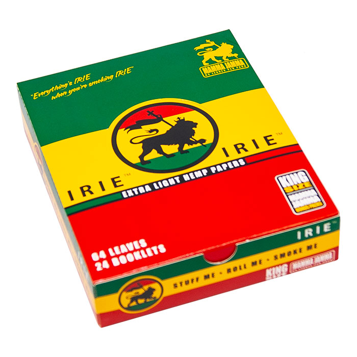 Irie Extra Light Hemp Rolling Paper King Size Ct 24