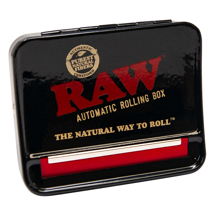 RAW Black Adjustable Automatic Rolling Box 79mm